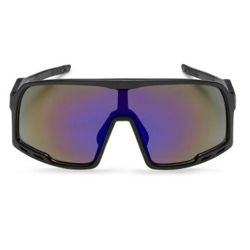 CHPO Henrik zonnebril matte black polarized purple mirror